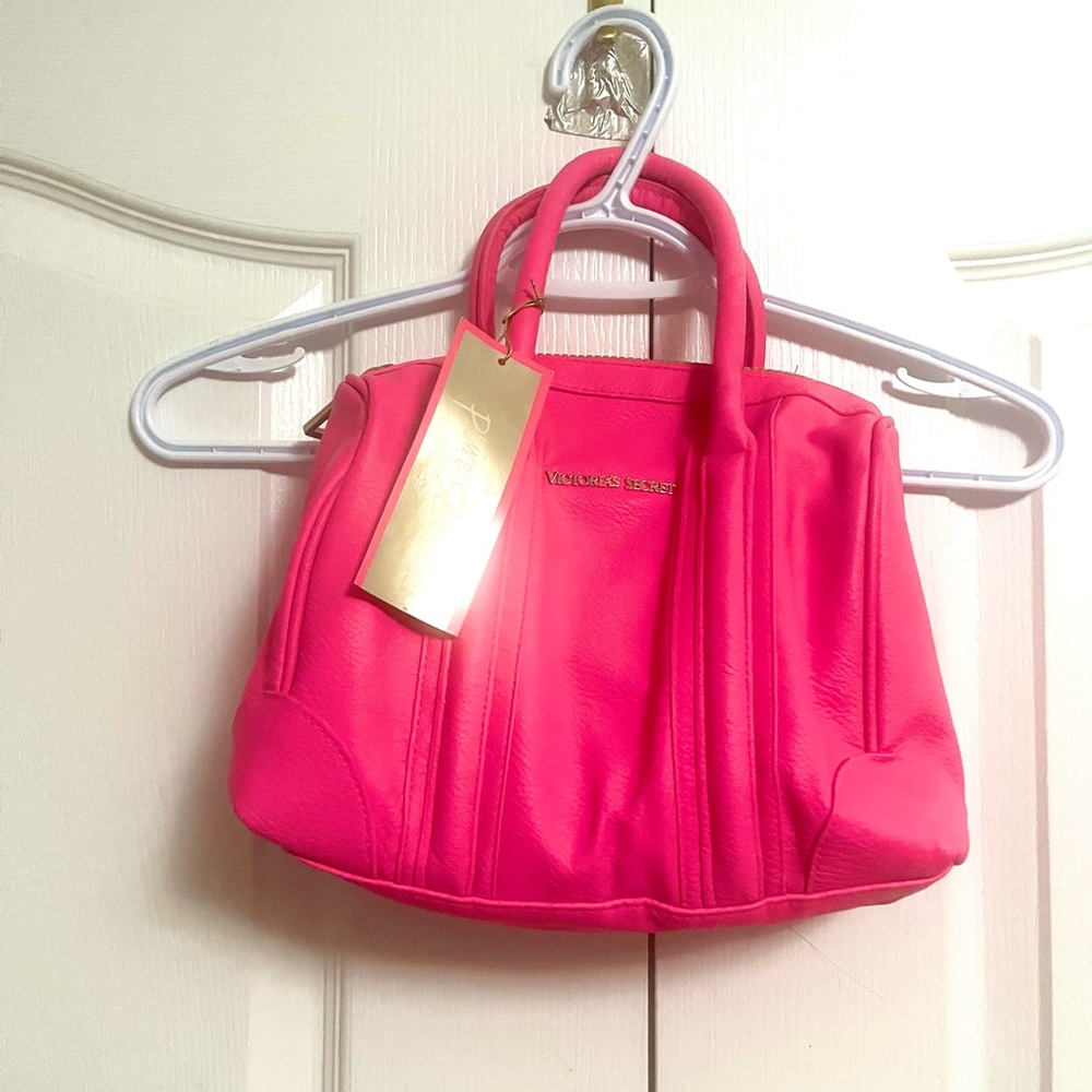 NWT Victoria's Secret Hot Pink Small Satchel